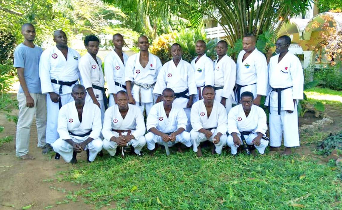 HGS training group in gi uniforms