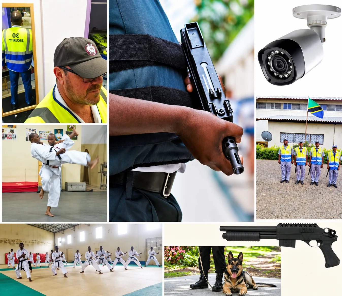 HGS security officers, training, K9 and surveillance collage